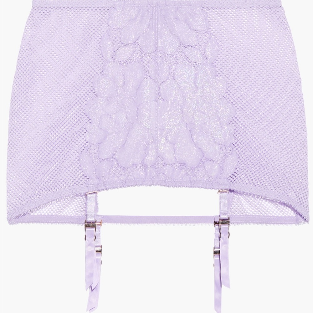 COPY - Floral Glow Backless Garter Skirt